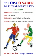 3ª Copa O Saber de Futsal Masculino 2014 – 1º turno